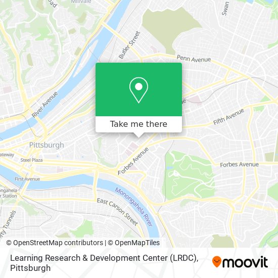 Learning Research & Development Center (LRDC) map