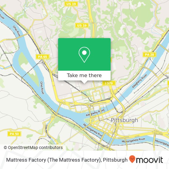 Mattress Factory (The Mattress Factory) map