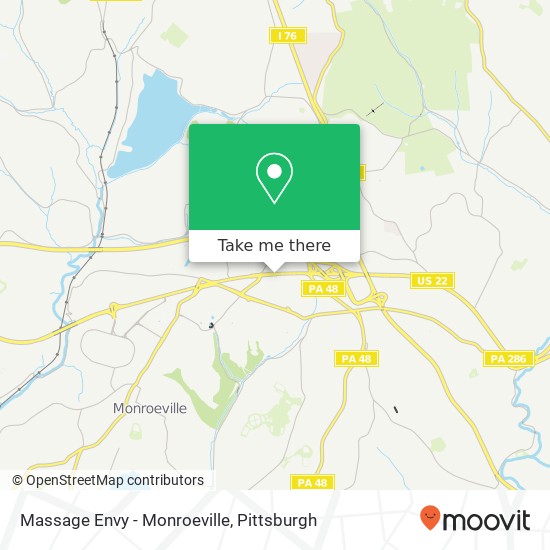 Massage Envy - Monroeville map