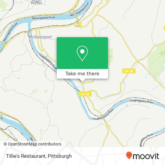 Tillie's Restaurant map