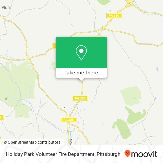 Holiday Park Volunteer Fire Department map