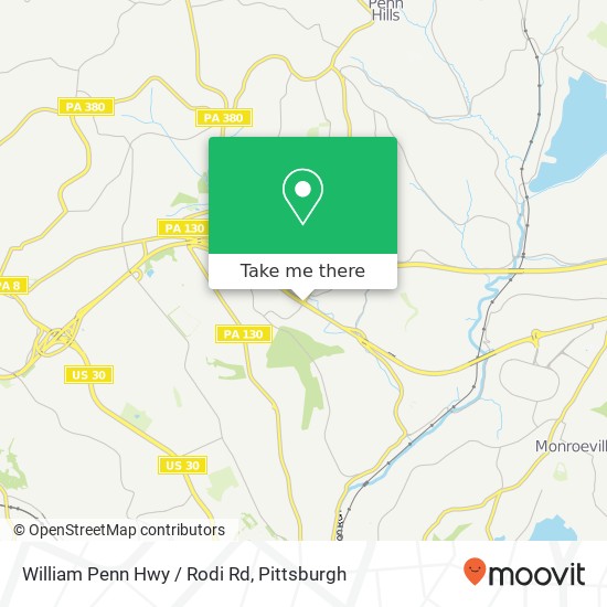 William Penn Hwy / Rodi Rd map