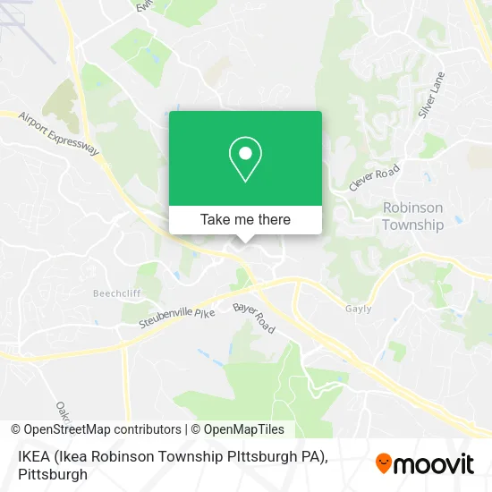 IKEA (Ikea Robinson Township PIttsburgh PA) map
