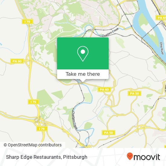 Mapa de Sharp Edge Restaurants