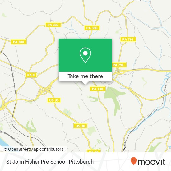 Mapa de St John Fisher Pre-School