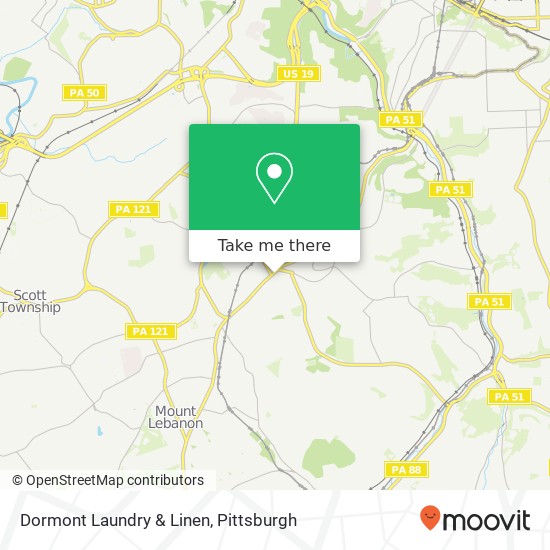 Dormont Laundry & Linen map