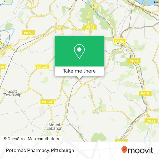 Potomac Pharmacy map