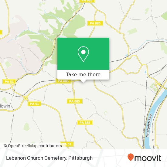 Mapa de Lebanon Church Cemetery