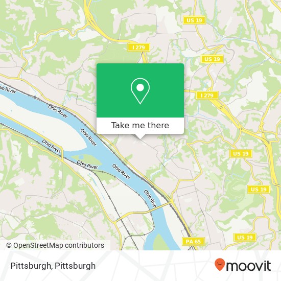 Pittsburgh map