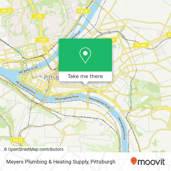 Meyers Plumbing & Heating Supply map