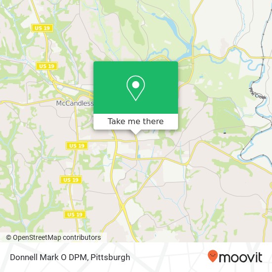 Donnell Mark O DPM map