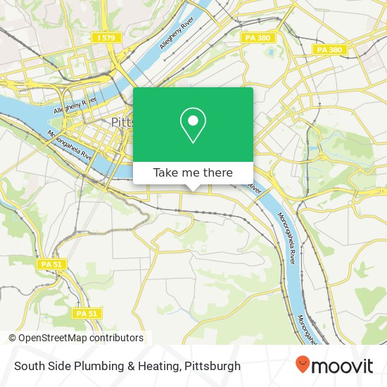 South Side Plumbing & Heating map