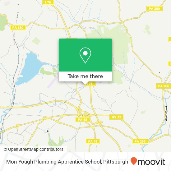 Mon-Yough Plumbing Apprentice School map
