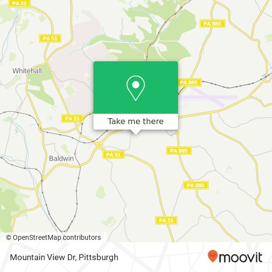 Mapa de Mountain View Dr