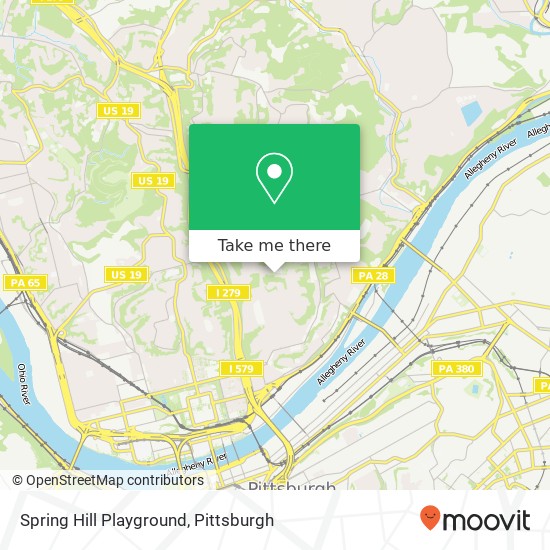 Mapa de Spring Hill Playground