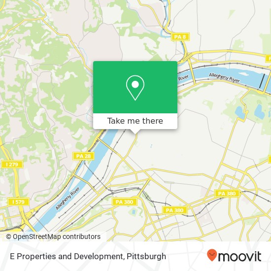 E Properties and Development map