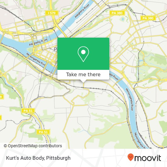 Mapa de Kurt's Auto Body