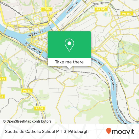 Southside Catholic School P T G map