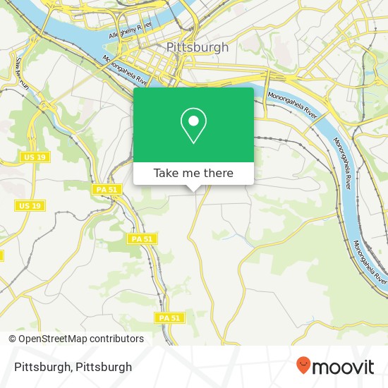 Pittsburgh map