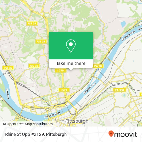 Mapa de Rhine St Opp #2129