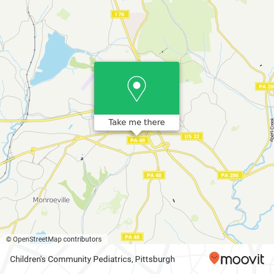 Children's Community Pediatrics map