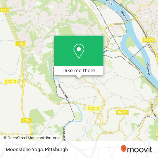 Moonstone Yoga map