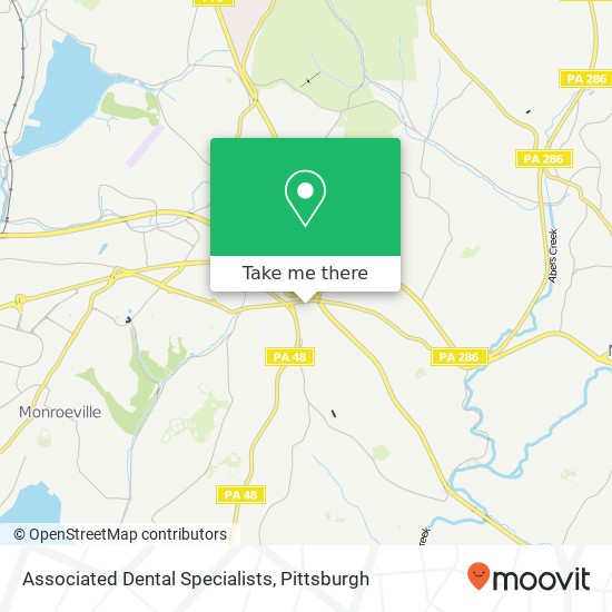 Associated Dental Specialists map