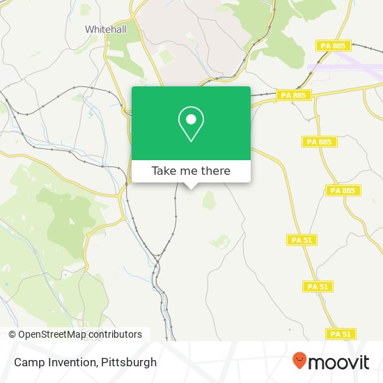 Camp Invention map
