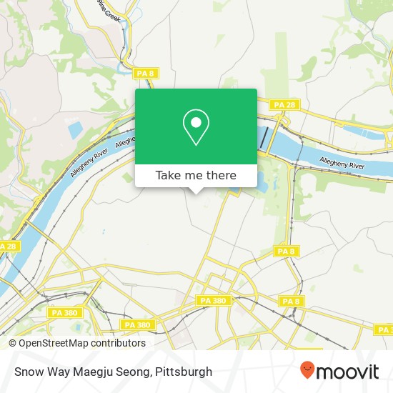 Mapa de Snow Way Maegju Seong