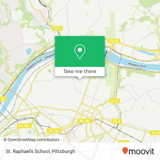 Mapa de St. Raphael's School