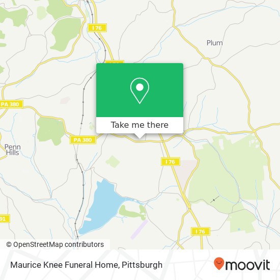 Mapa de Maurice Knee Funeral Home