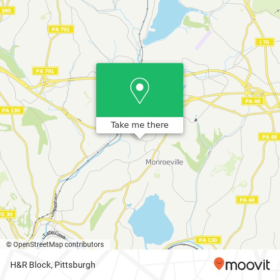 H&R Block map