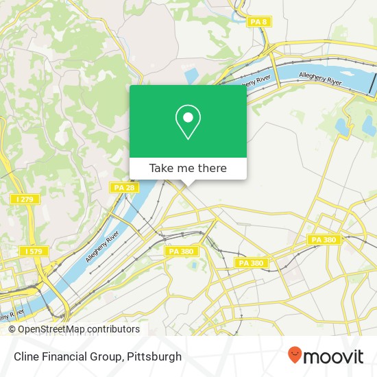 Mapa de Cline Financial Group