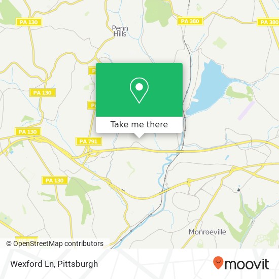 Mapa de Wexford Ln