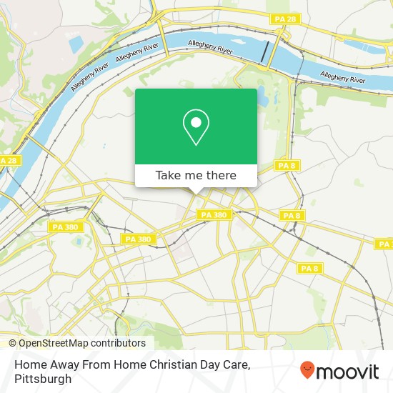 Mapa de Home Away From Home Christian Day Care