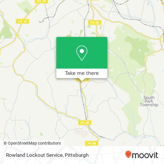 Rowland Lockout Service map