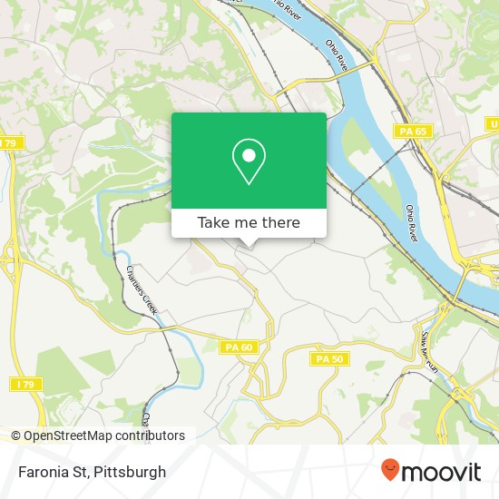Faronia St map