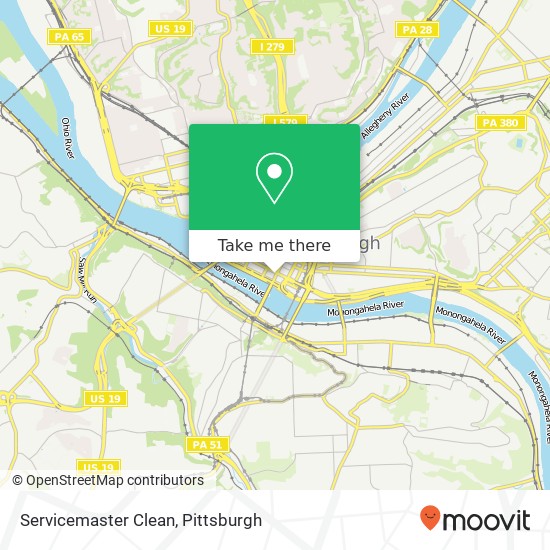 Servicemaster Clean map