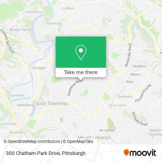 Mapa de 300 Chatham Park Drive