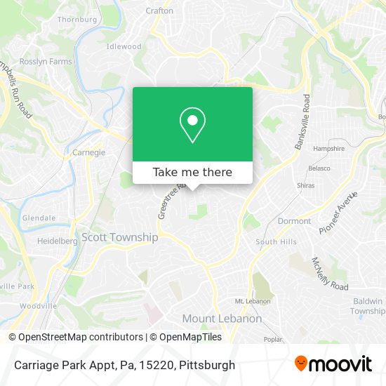 Carriage Park Appt, Pa, 15220 map