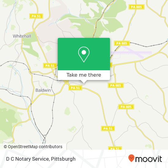 D C Notary Service map