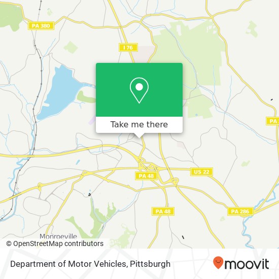 Mapa de Department of Motor Vehicles
