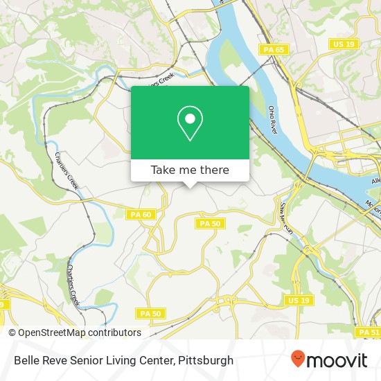 Belle Reve Senior Living Center map