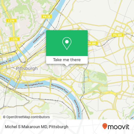 Michel S Makaroun MD map