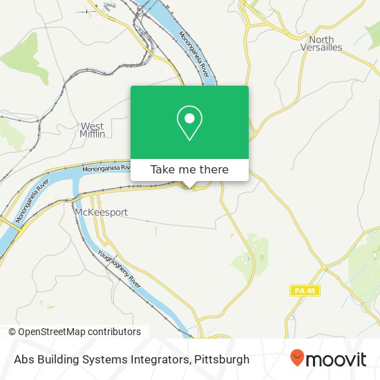 Abs Building Systems Integrators map