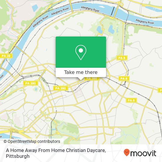 A Home Away From Home Christian Daycare map