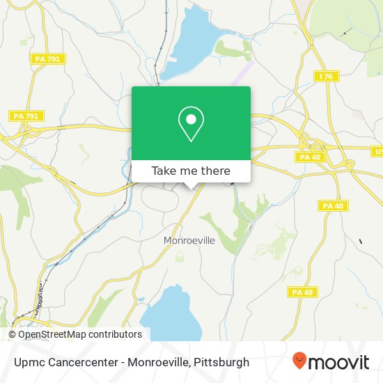 Mapa de Upmc Cancercenter - Monroeville