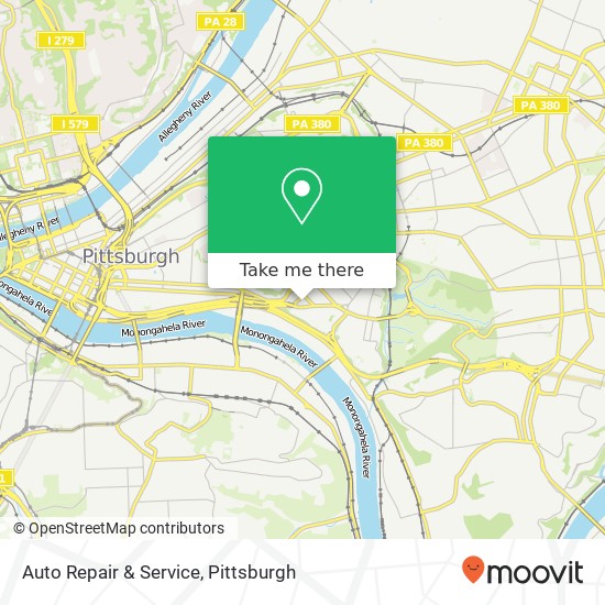 Auto Repair & Service map