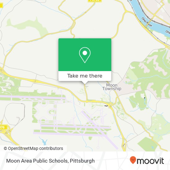 Moon Area Public Schools map