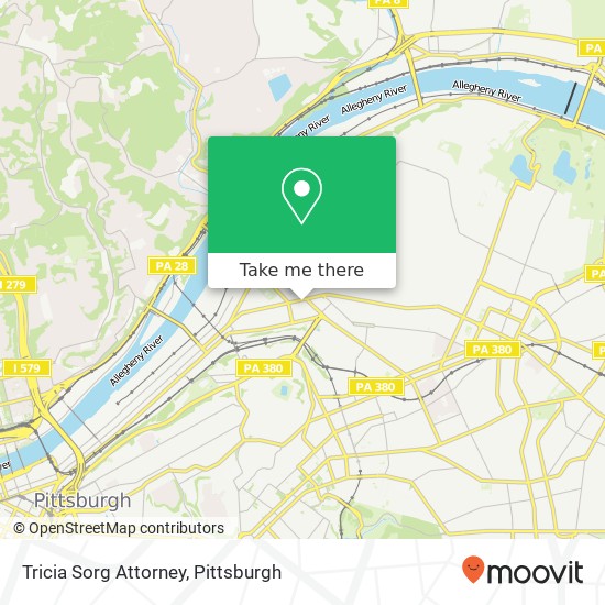 Tricia Sorg Attorney map